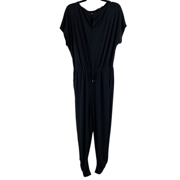 LAUREN RALPH LAUREN Drattea‎ Jumpsuit Black Keyhole Front SIZE S - Picture 1 of 12